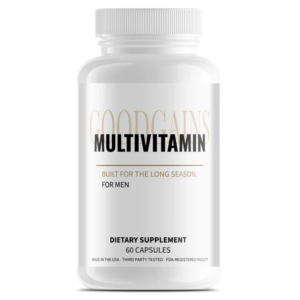 GoodGains Multivitamin for Men, white bottle