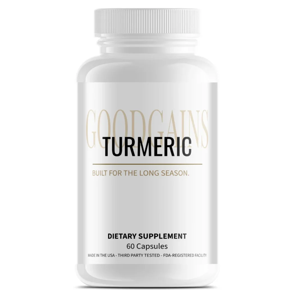GoodGains Turmeric Joint Support, white bottle